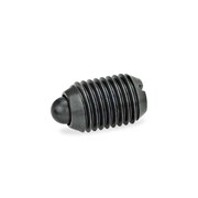 J.W. WINCO GN615.1-M4-B Spring Plunger Steel 4NG13/B